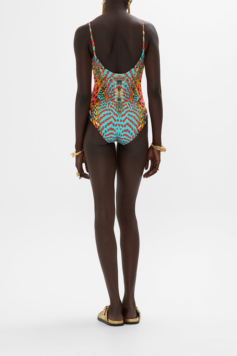 SCOOP NECK ONE PIECE - 3
