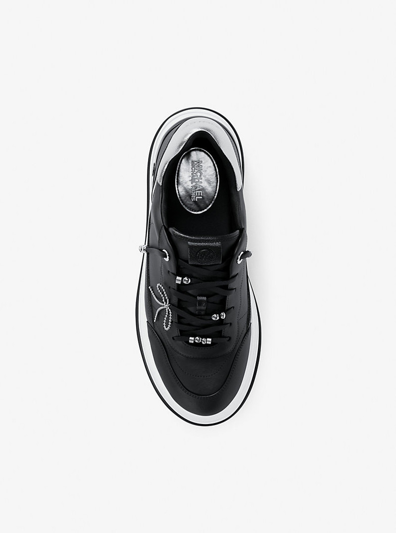 Hayes Embellished Leather Platform Sneaker 6