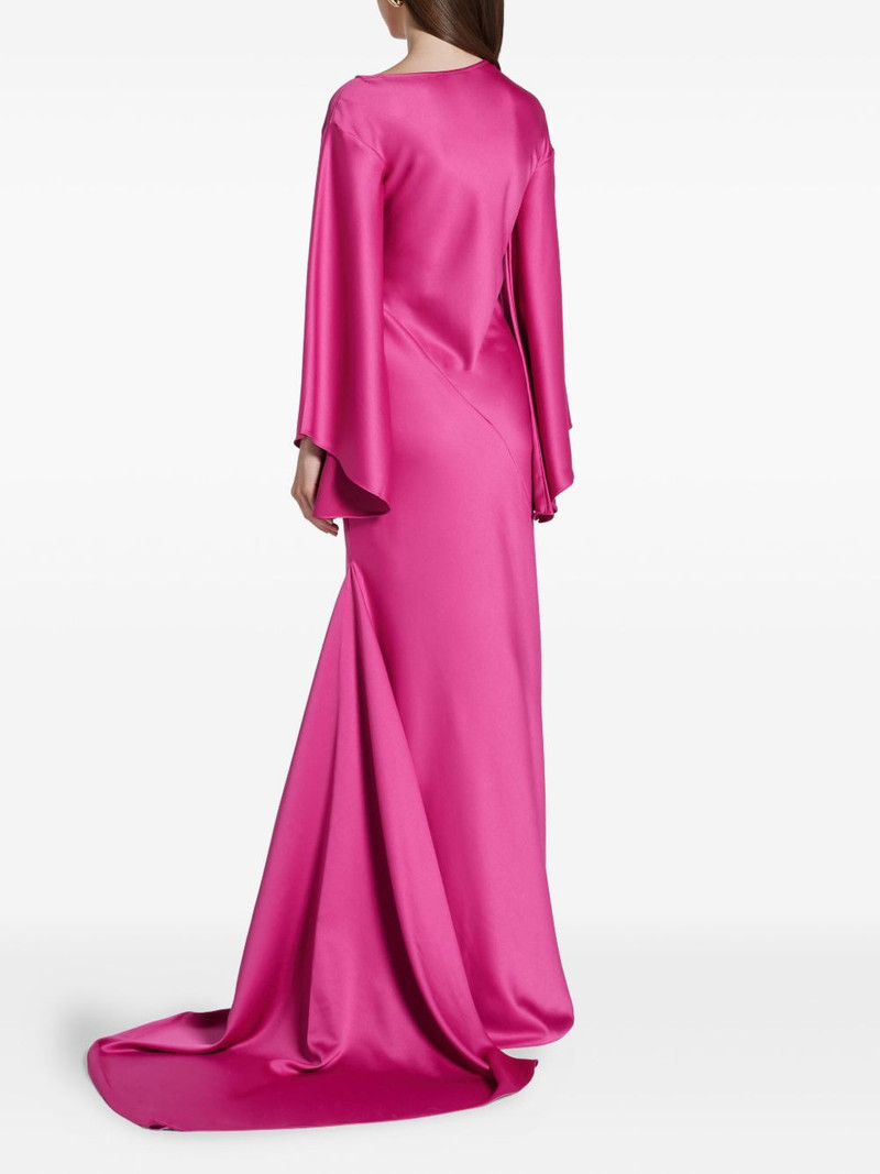 flared-sleeve dress 4