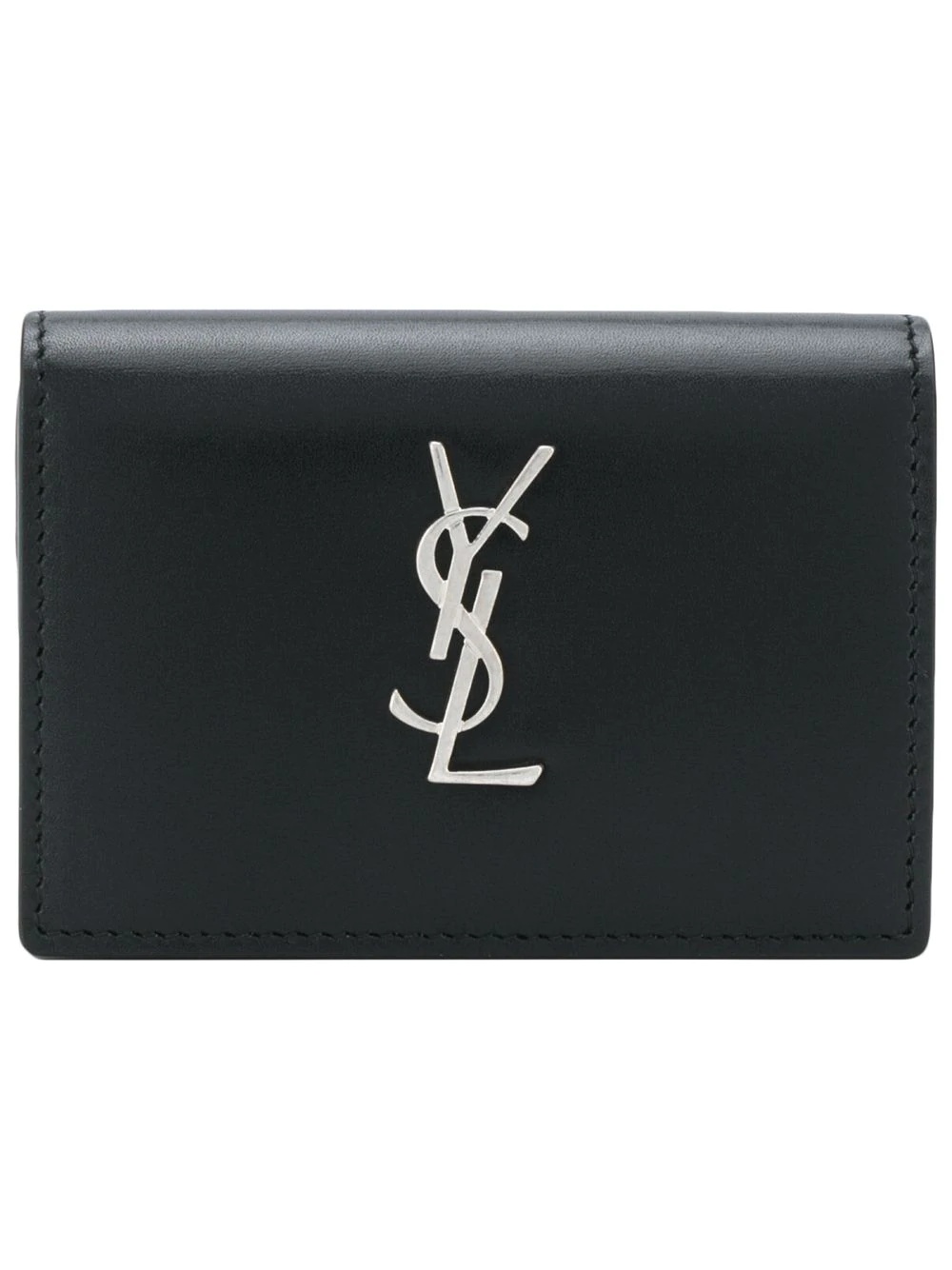 Monogram snap-button cardholder - 1