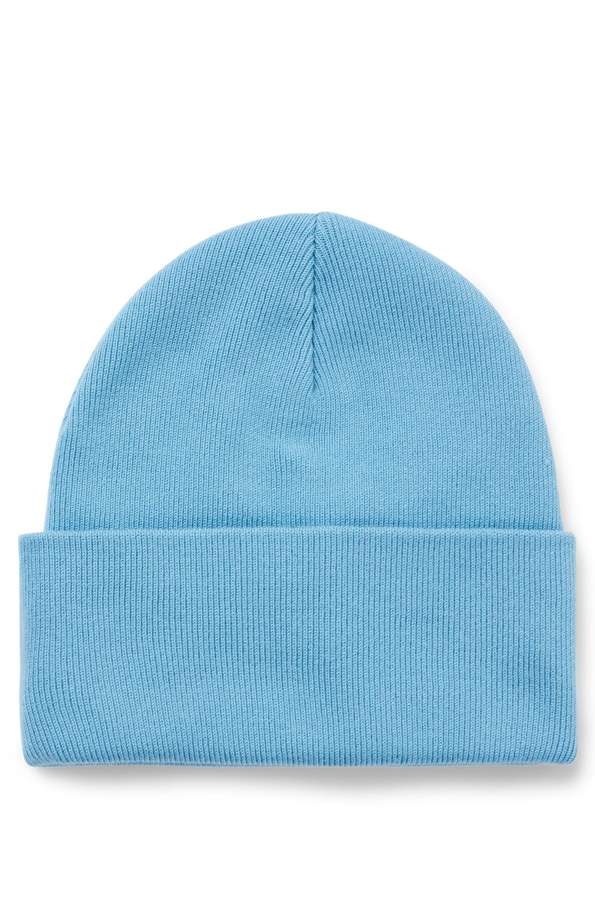 DOUBLE-LAYER BEANIE HAT WITH LOGO PATCH - 2