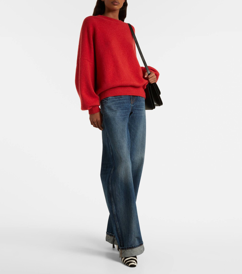 KHAITE Colt 100 zebra-print calf hair mules outlook