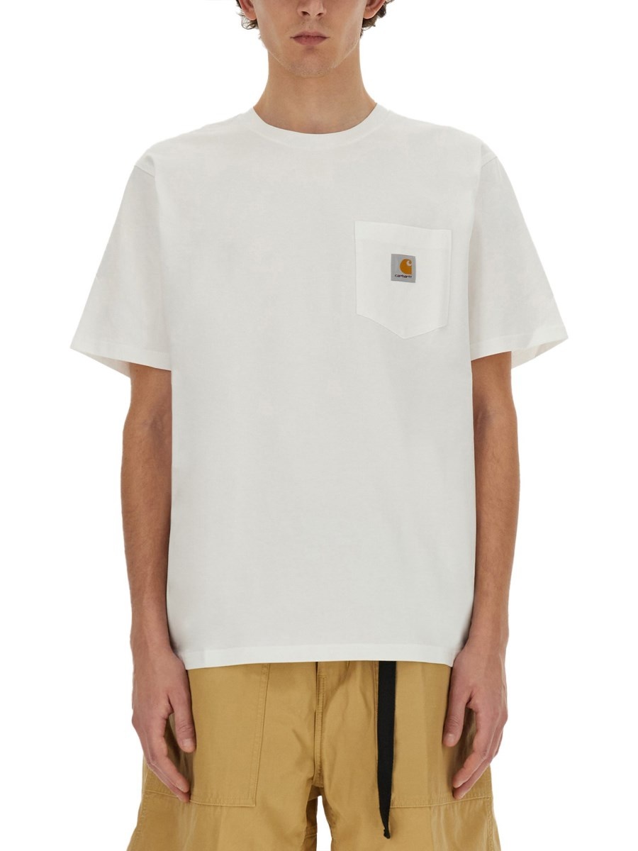 T-SHIRT IN COTONE CON TASCA - 1