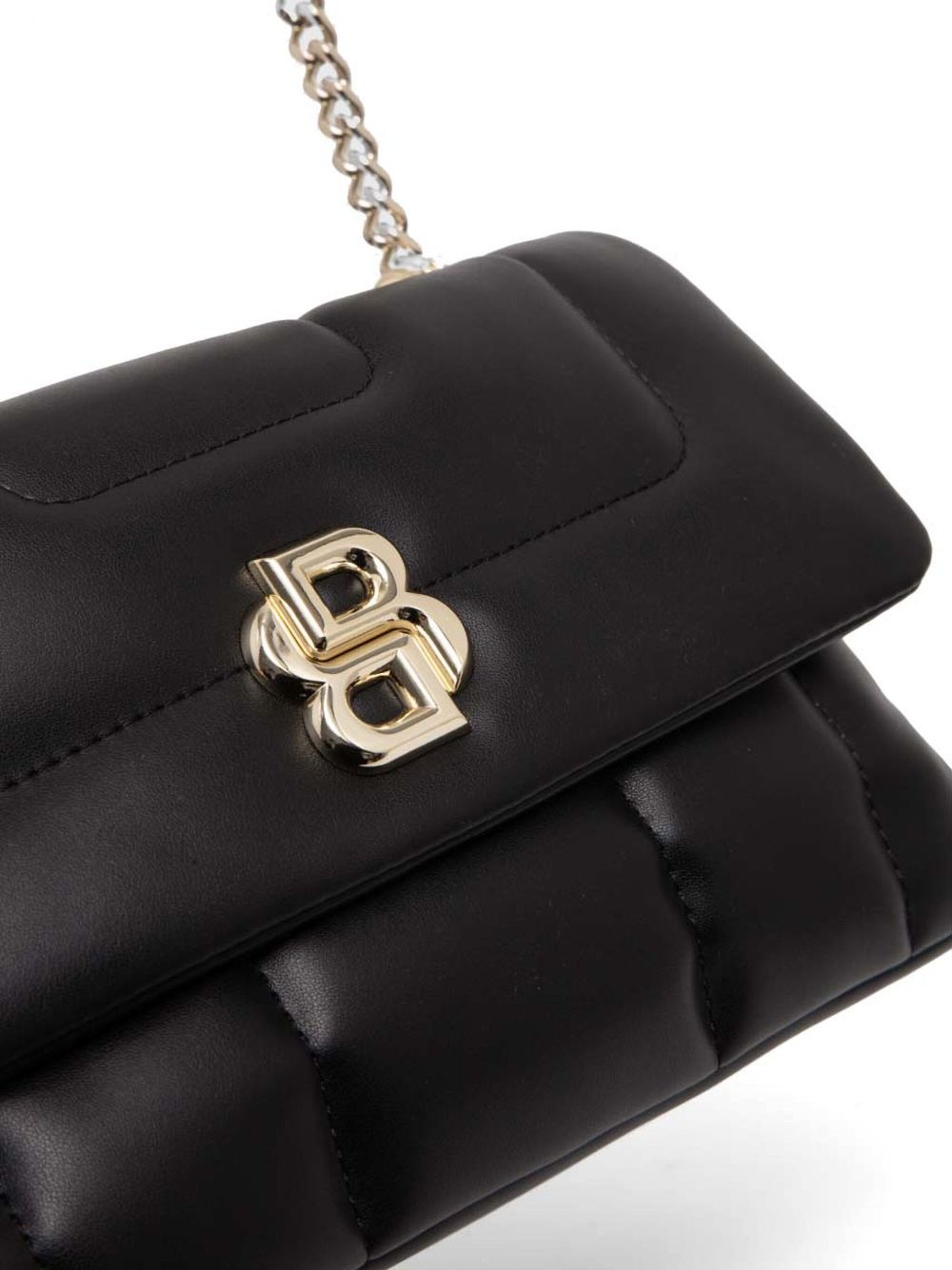 monogram plaque shoulder bag - 4