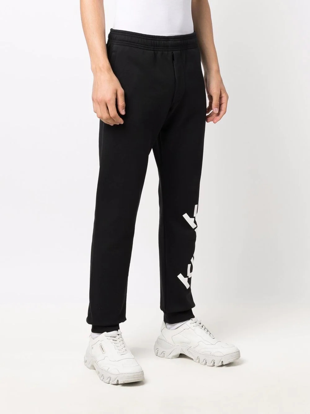 cross logo track pants - 3