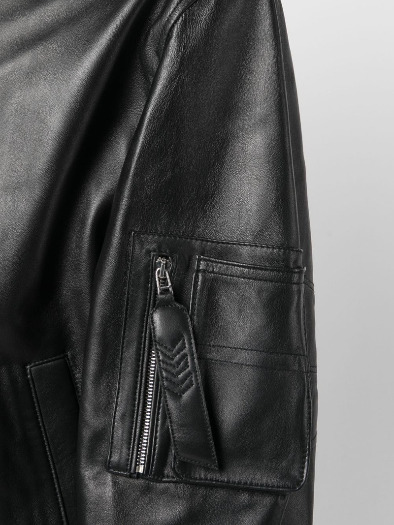 Savona leather bomber jacket 6