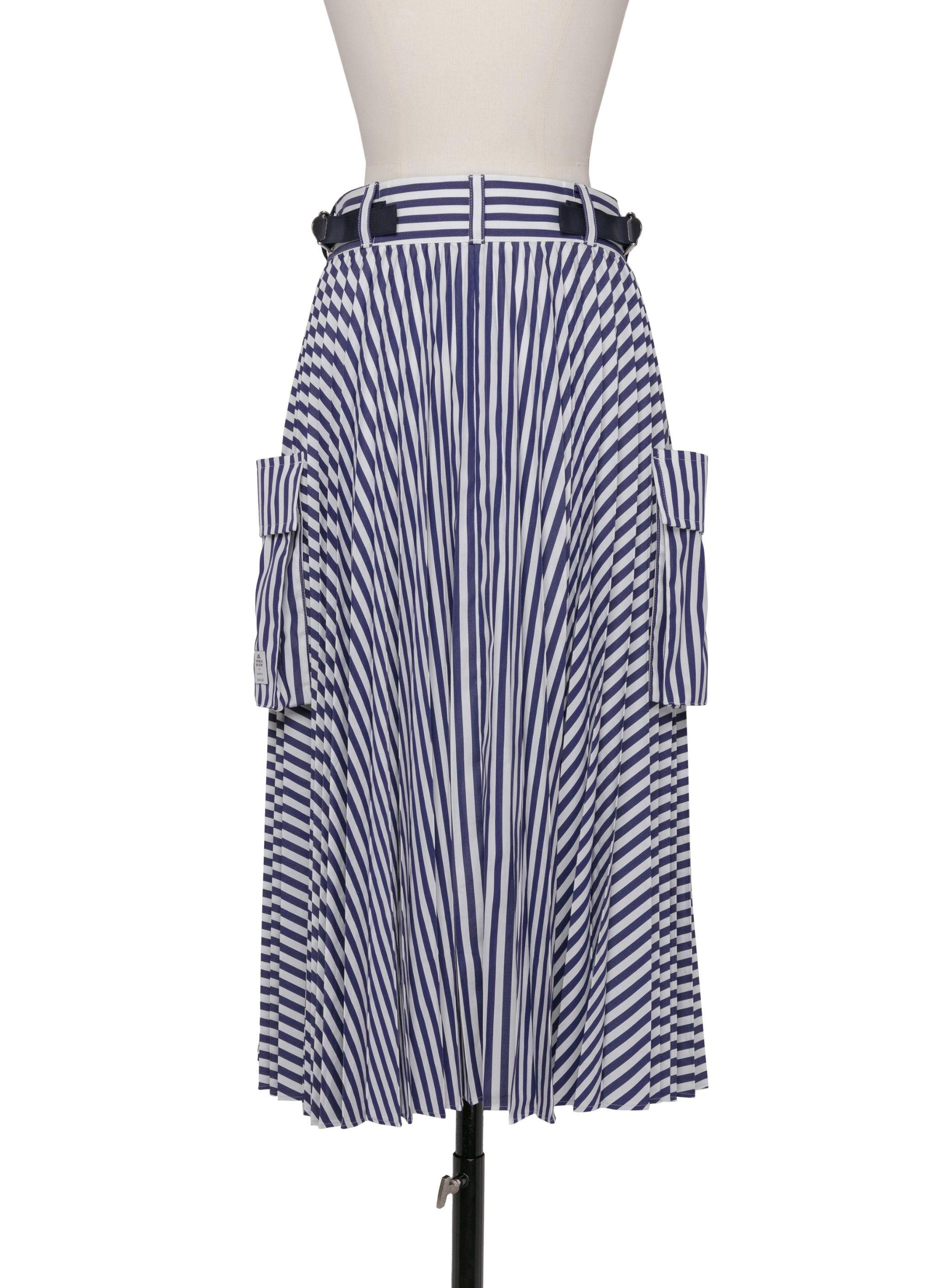 Thomas Mason Cotton Poplin Skirt - 3