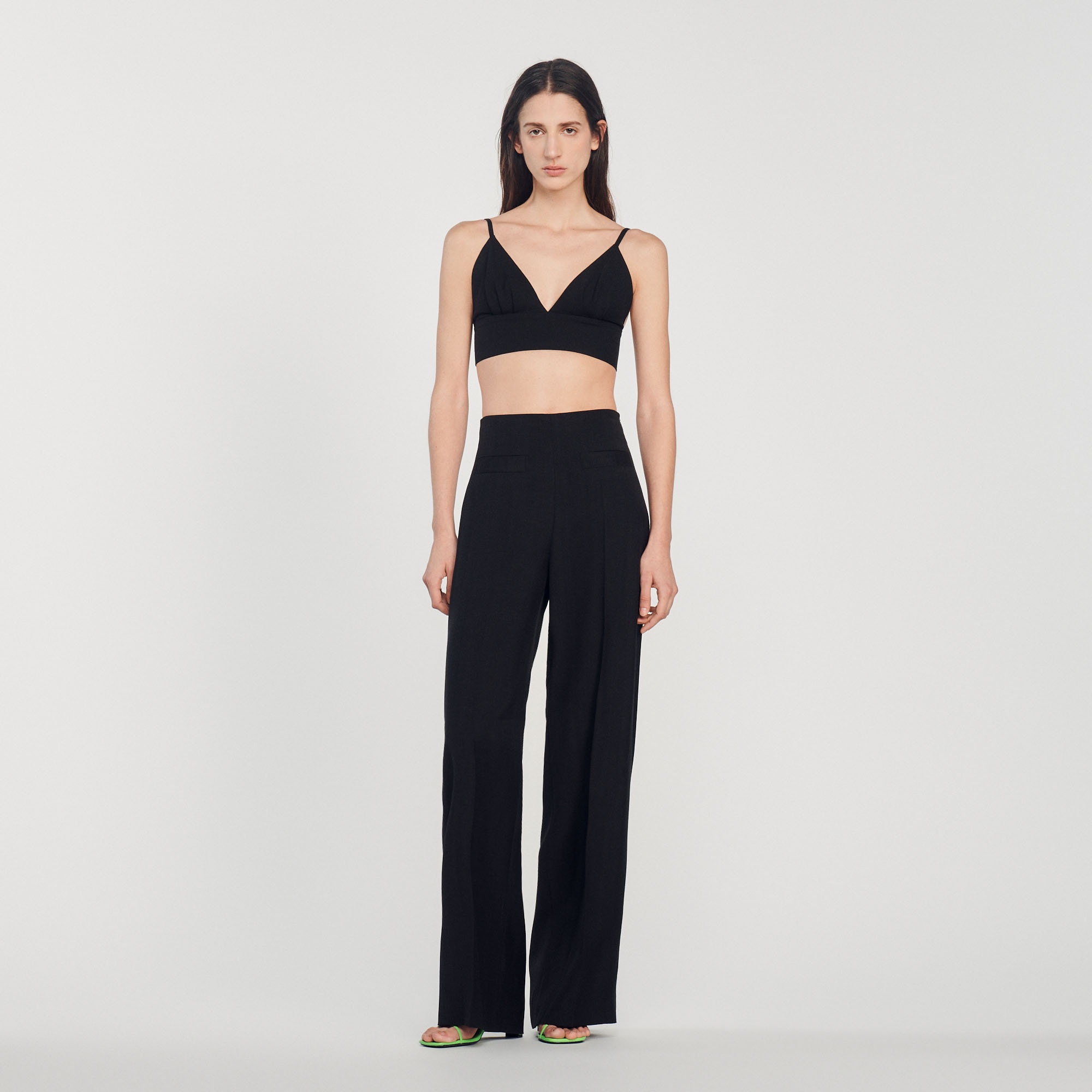 Cropped bra top - 3
