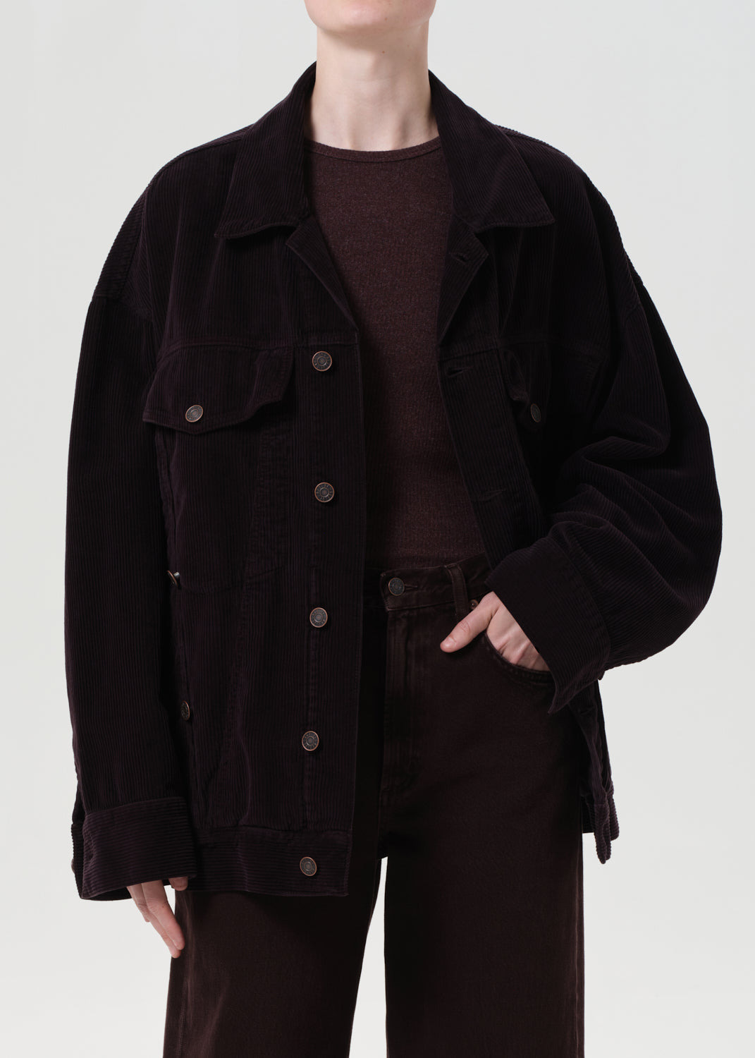REWORKED WAYNE JACKET (CORDUROY) IN FIREFLY - 1