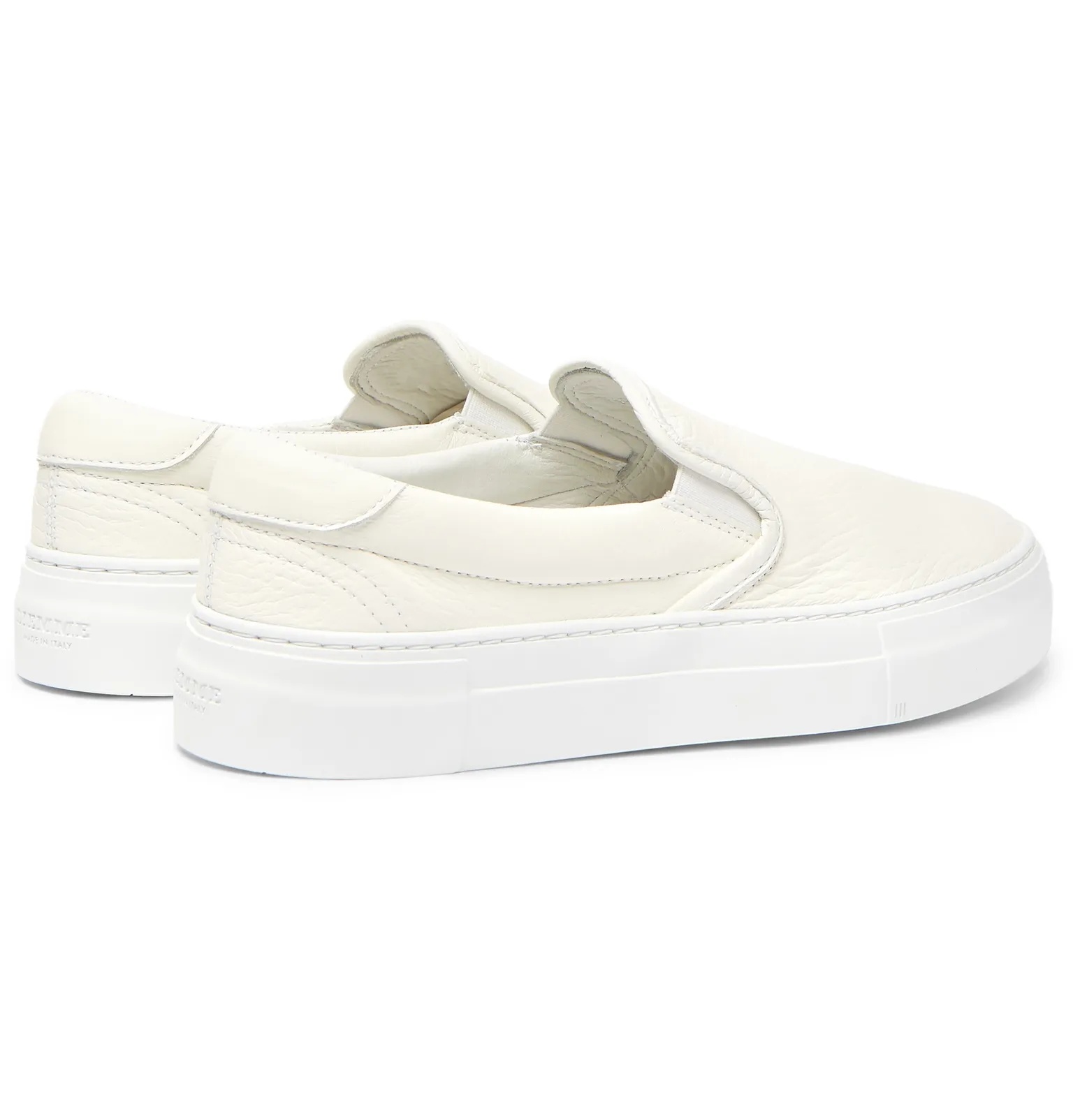 Garda Full-Grain Leather Slip-On Sneakers - 6