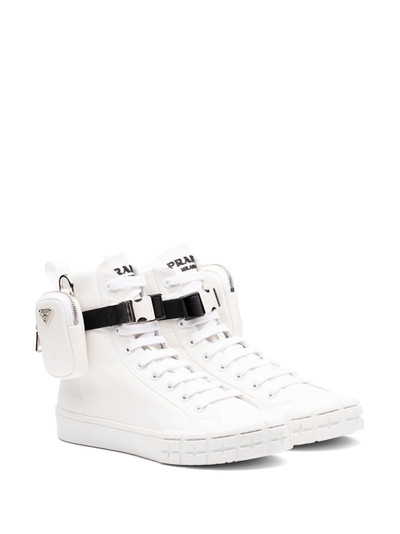 Prada Wheel Re-Nylon high-top sneakers outlook