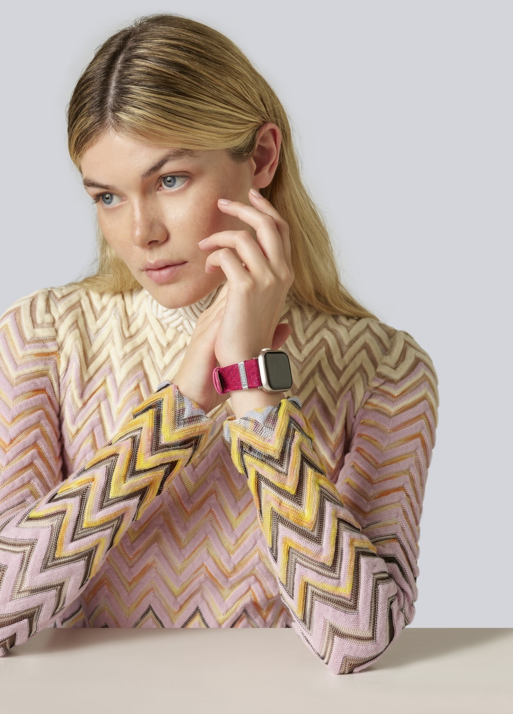 Missoni Fabric 22 mm Apple watch compatible strap - 2
