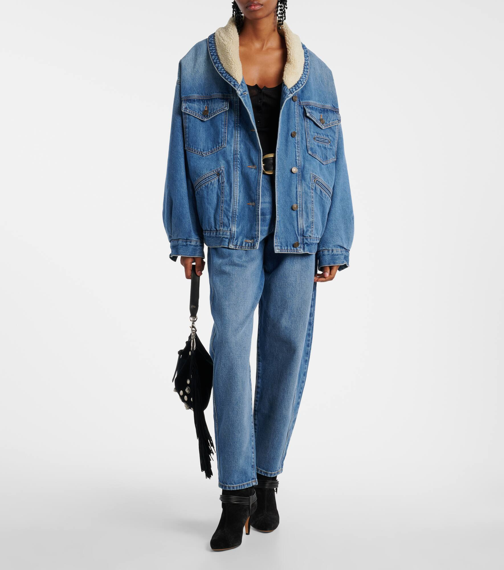 Oriane barrel-leg jeans - 2