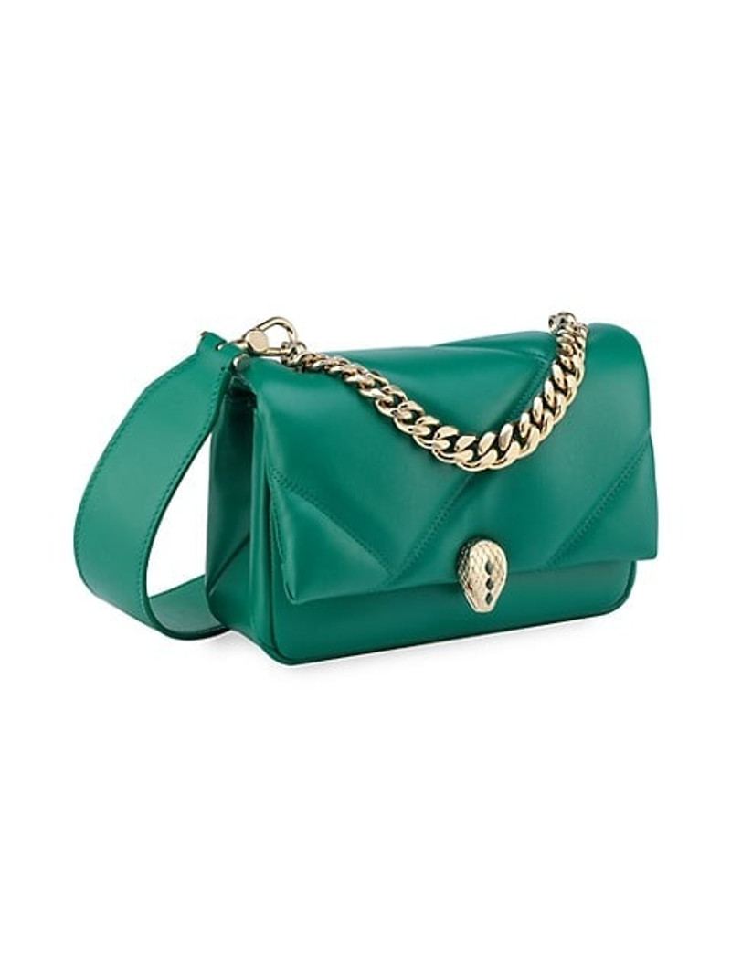 BVLGARI Serpenti Cabochon Matelassé Leather Crossbody Bag outlook