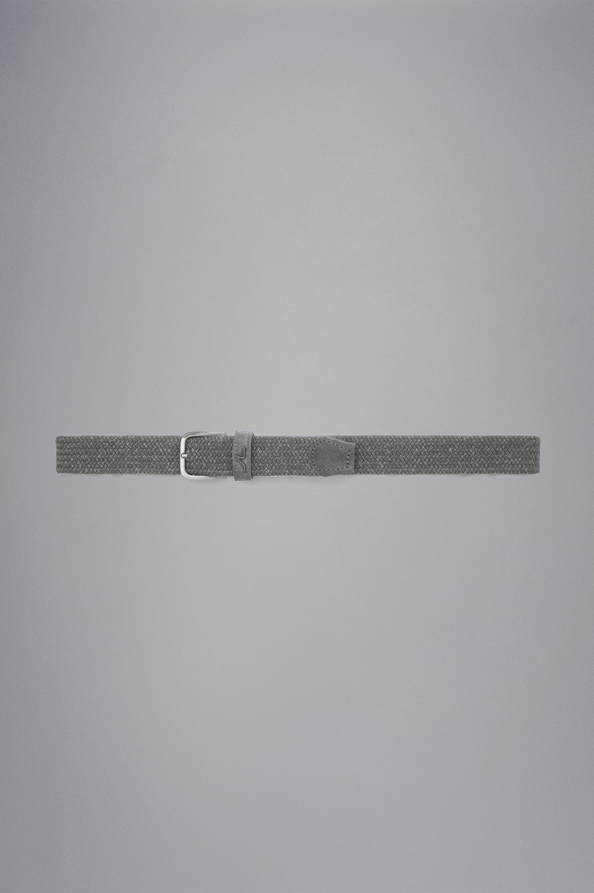 WOOL ELASTIC BELT WITH LEATHER TRIMMINGS - 3