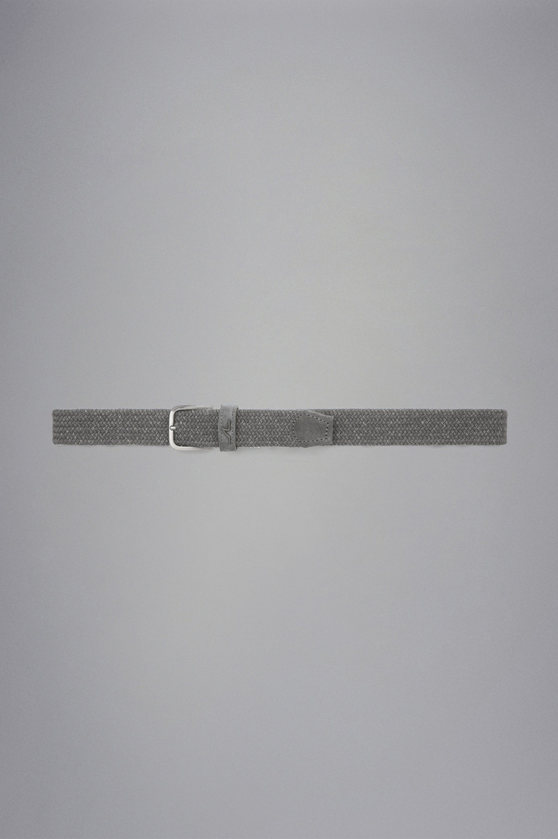 WOOL ELASTIC BELT WITH LEATHER TRIMMINGS 3