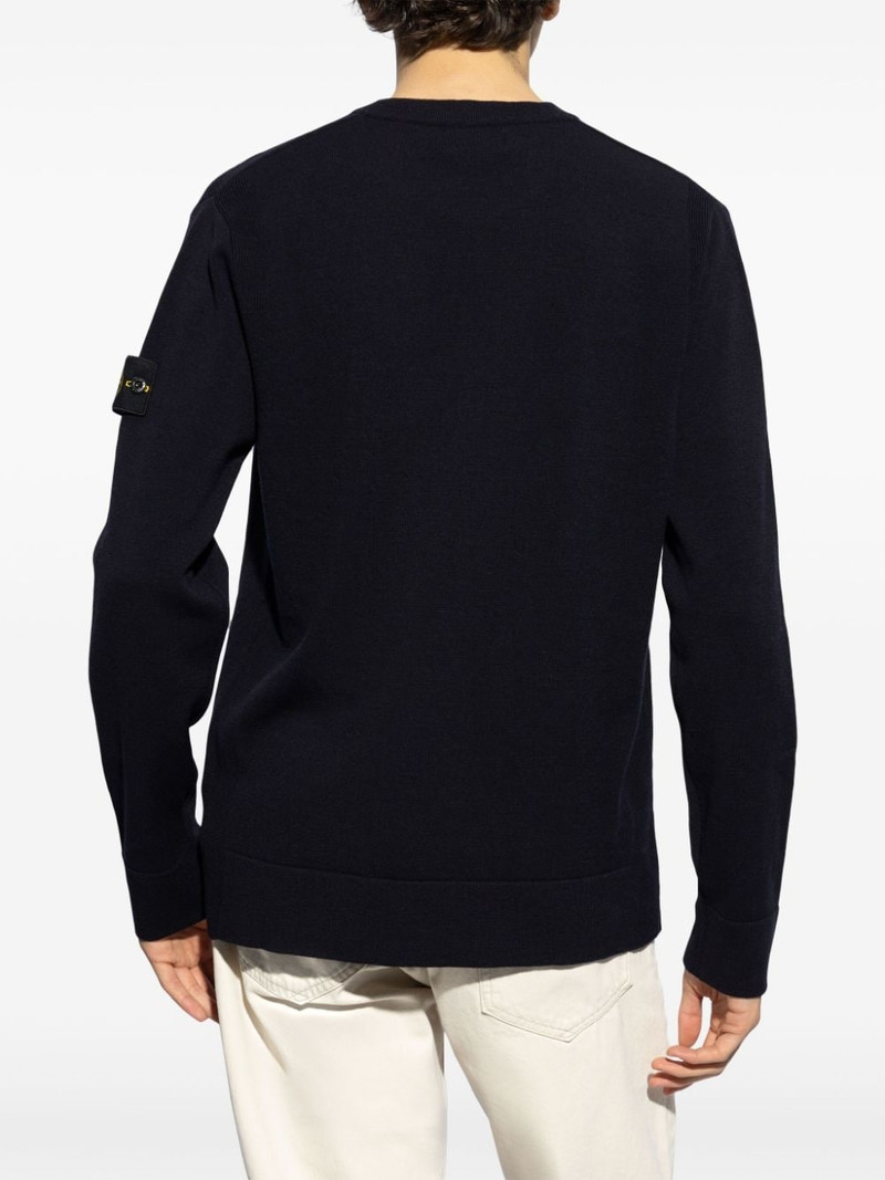 Compass-motif wool sweatshirt 4