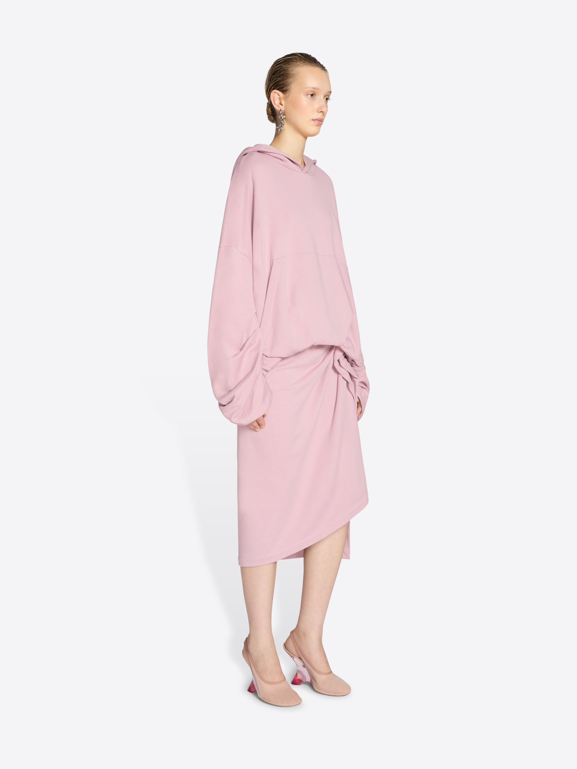 DRAPED HOODIE - 3