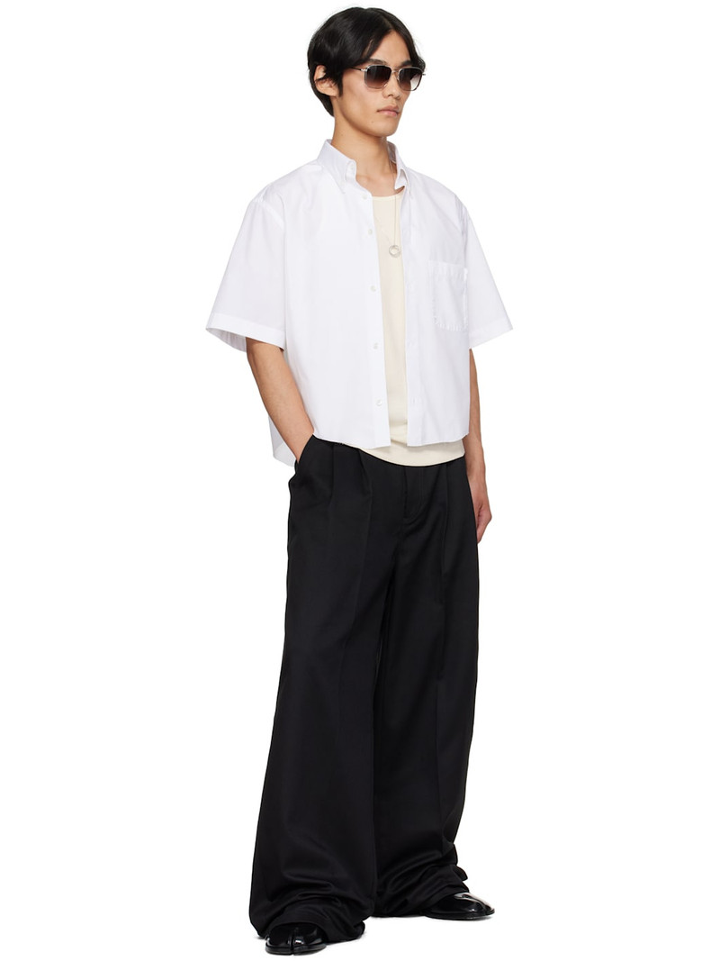 Maison Margiela Black Skater Chino Trousers outlook