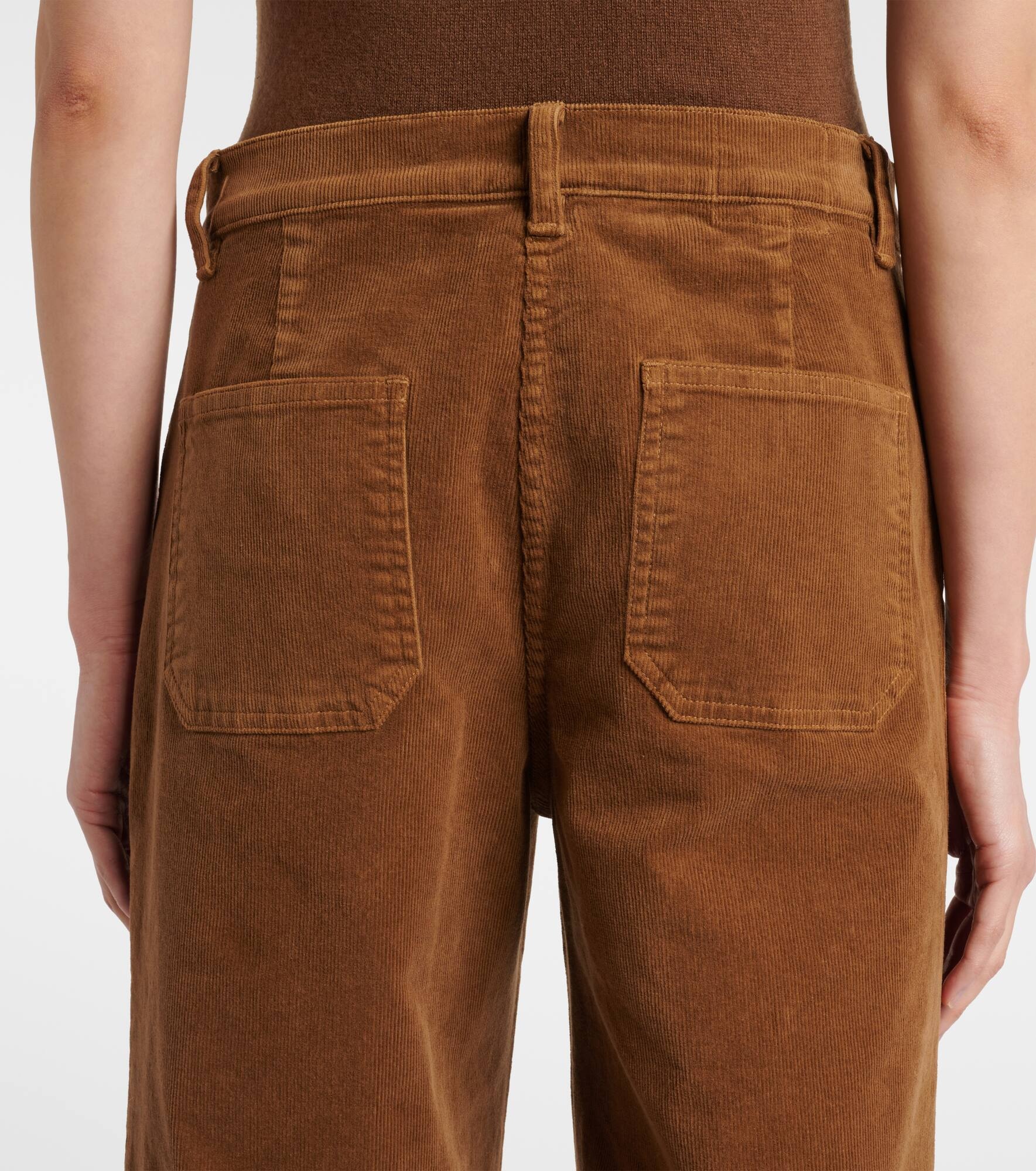 Florence high-rise corduroy flared pants - 5