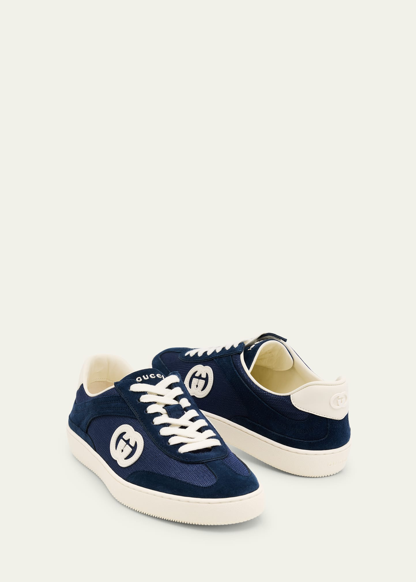 Men's G74 Canvas and Suede T-Toe Low-Top Sneakers - 7