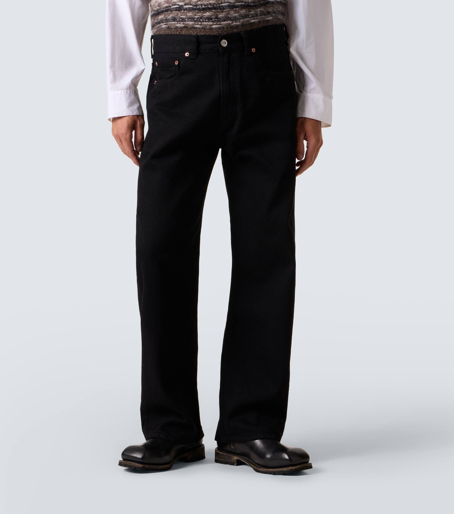 Third Cut mid-rise straight jeans - 3