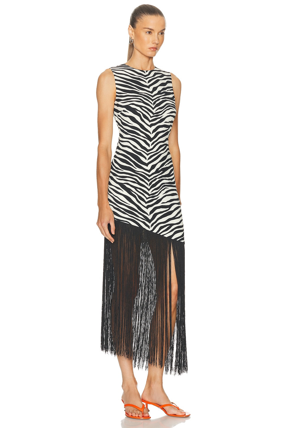 Casablanca Fringe Dress - 2