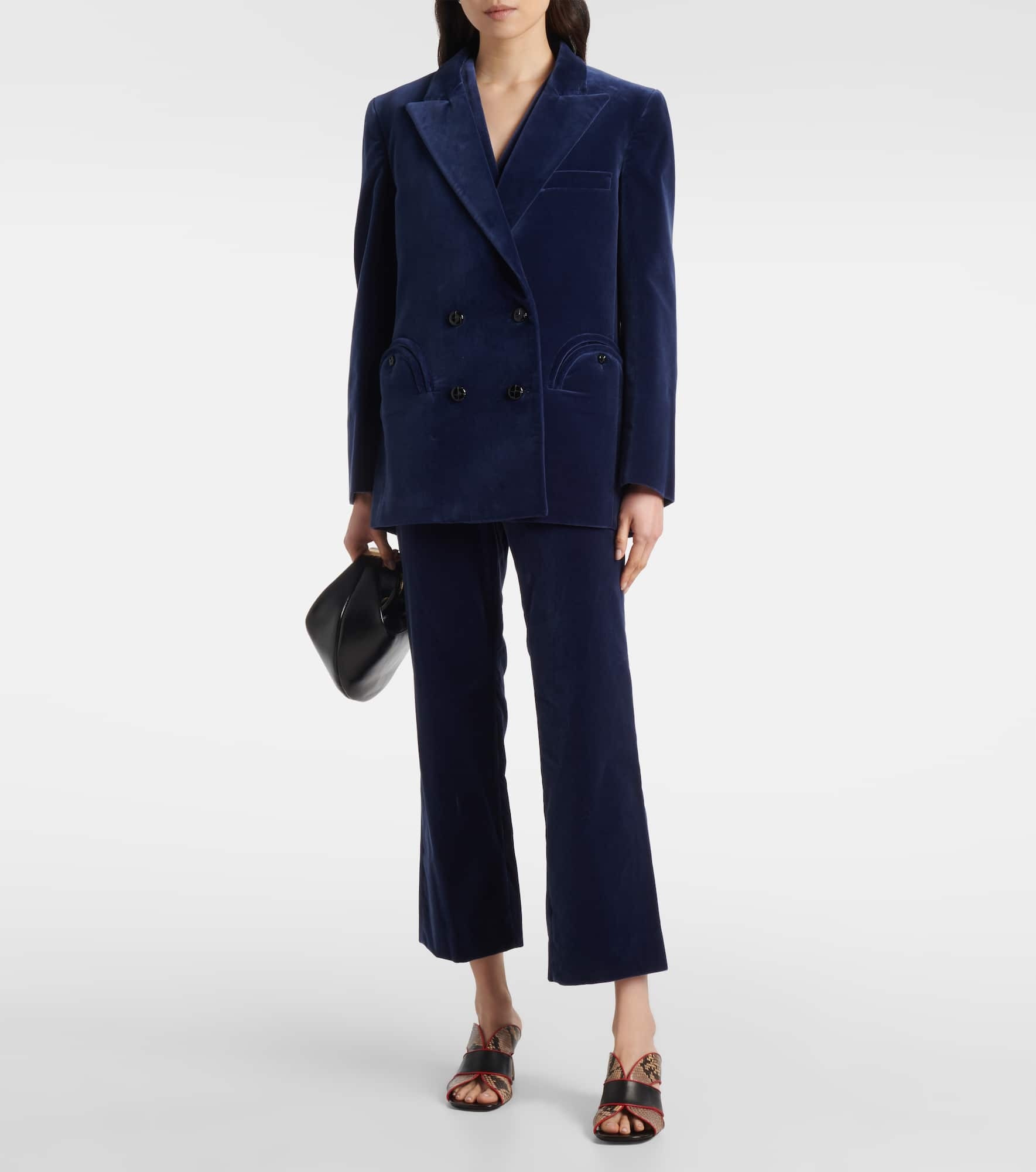 Jealousy Morelia velvet flared pants - 2