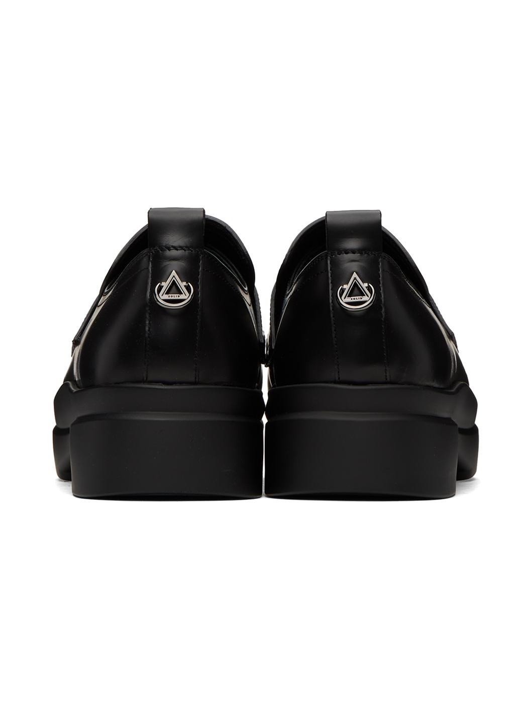 Black Leather Loafers - 2