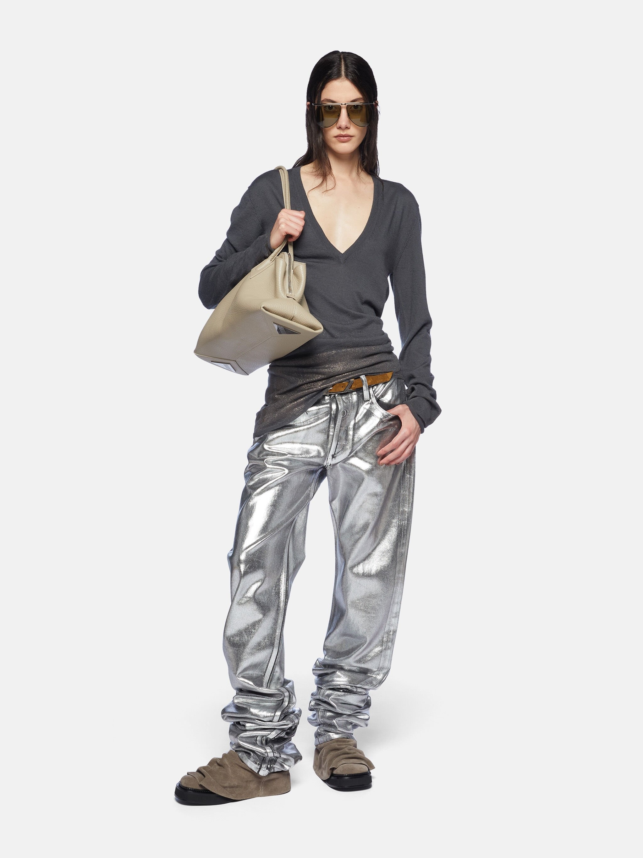 SILVER LONG PANTS - 2