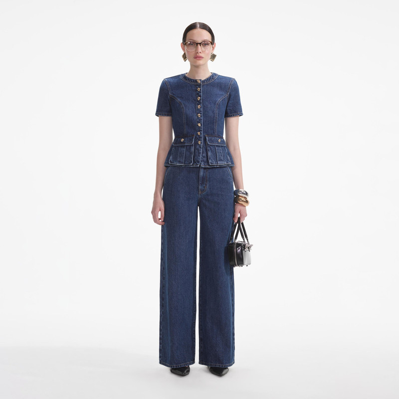 Denim Buttoned Jumpsuit 1