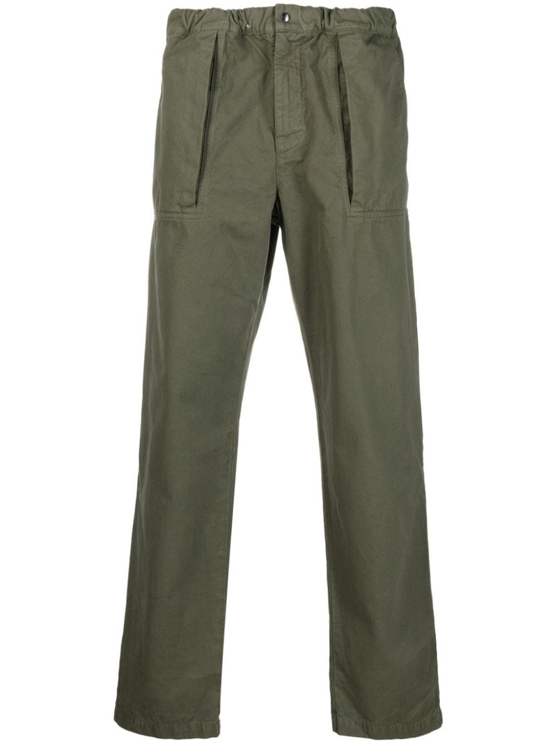 straight-leg cotton trousers 1