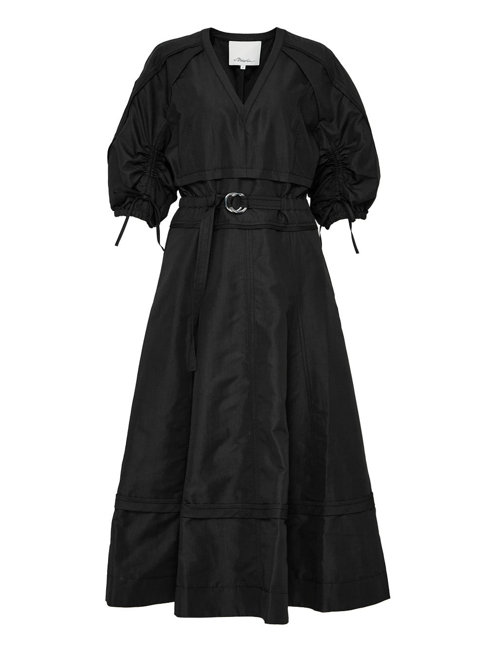 3.1 Phillip Lim Cinched Sleeve V-Neck Dress | club21