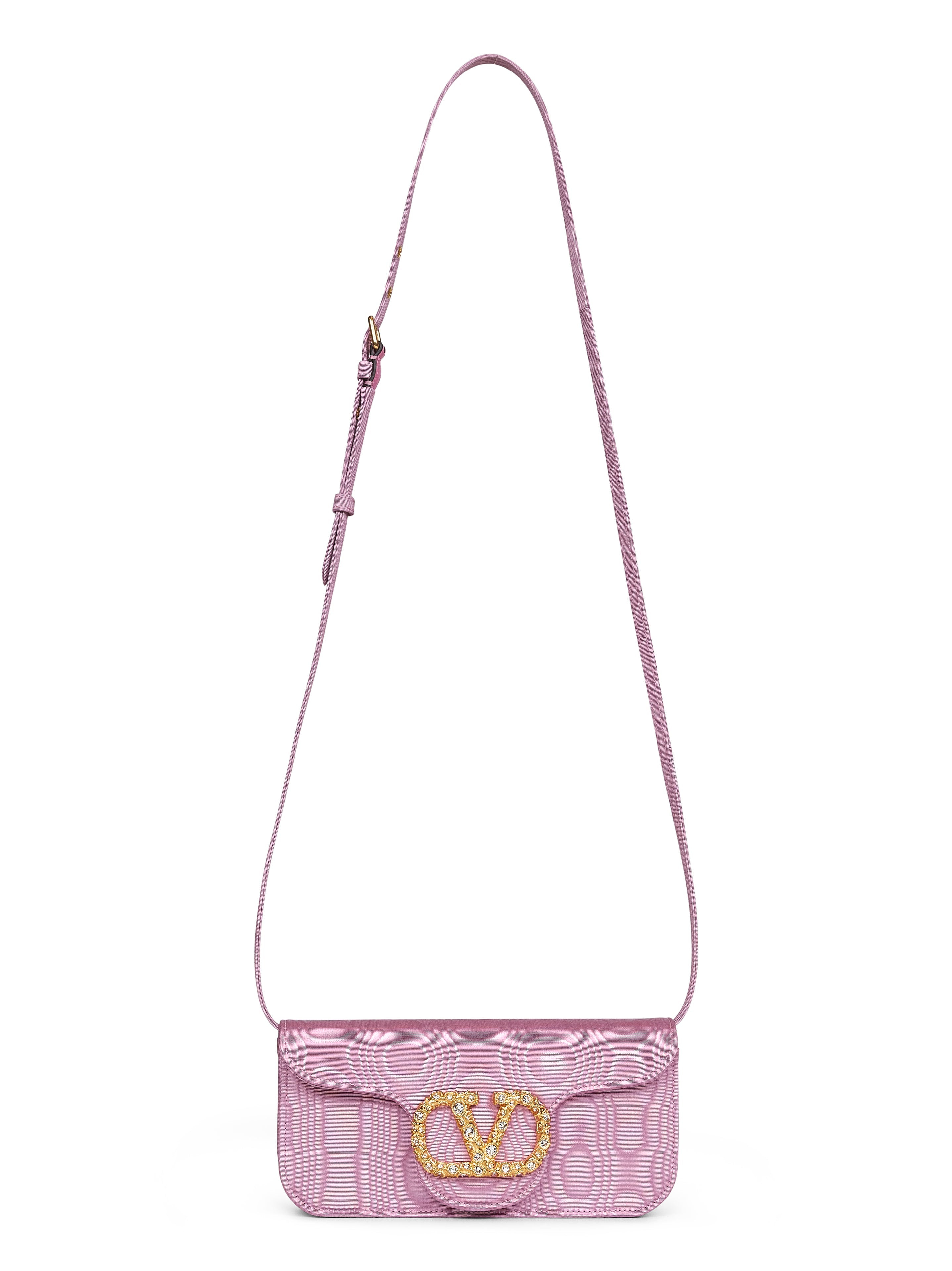 Valentino Garavani Women Pink Locò Clutch Bag - 1