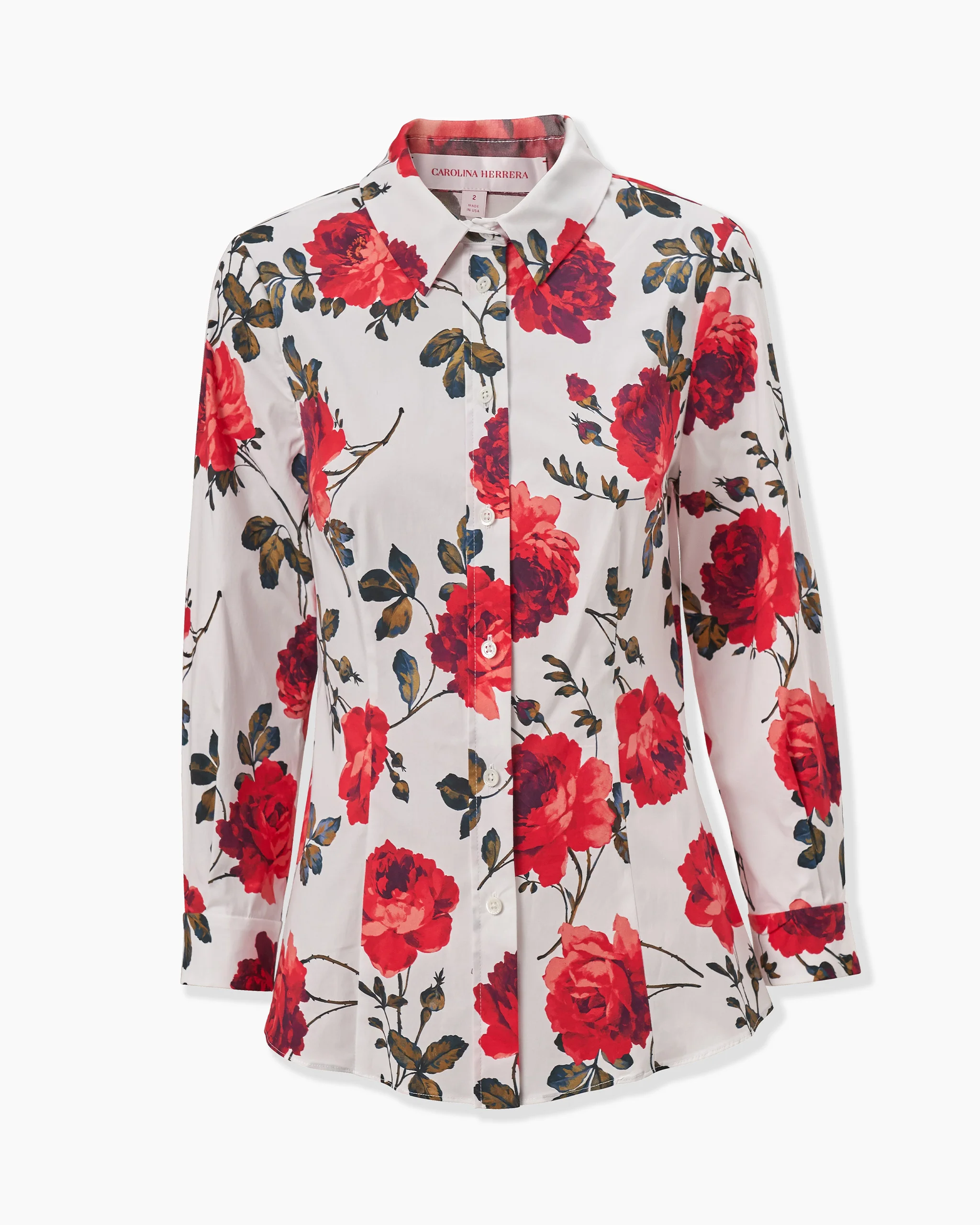 Rose-Print Icon Shirt - 1