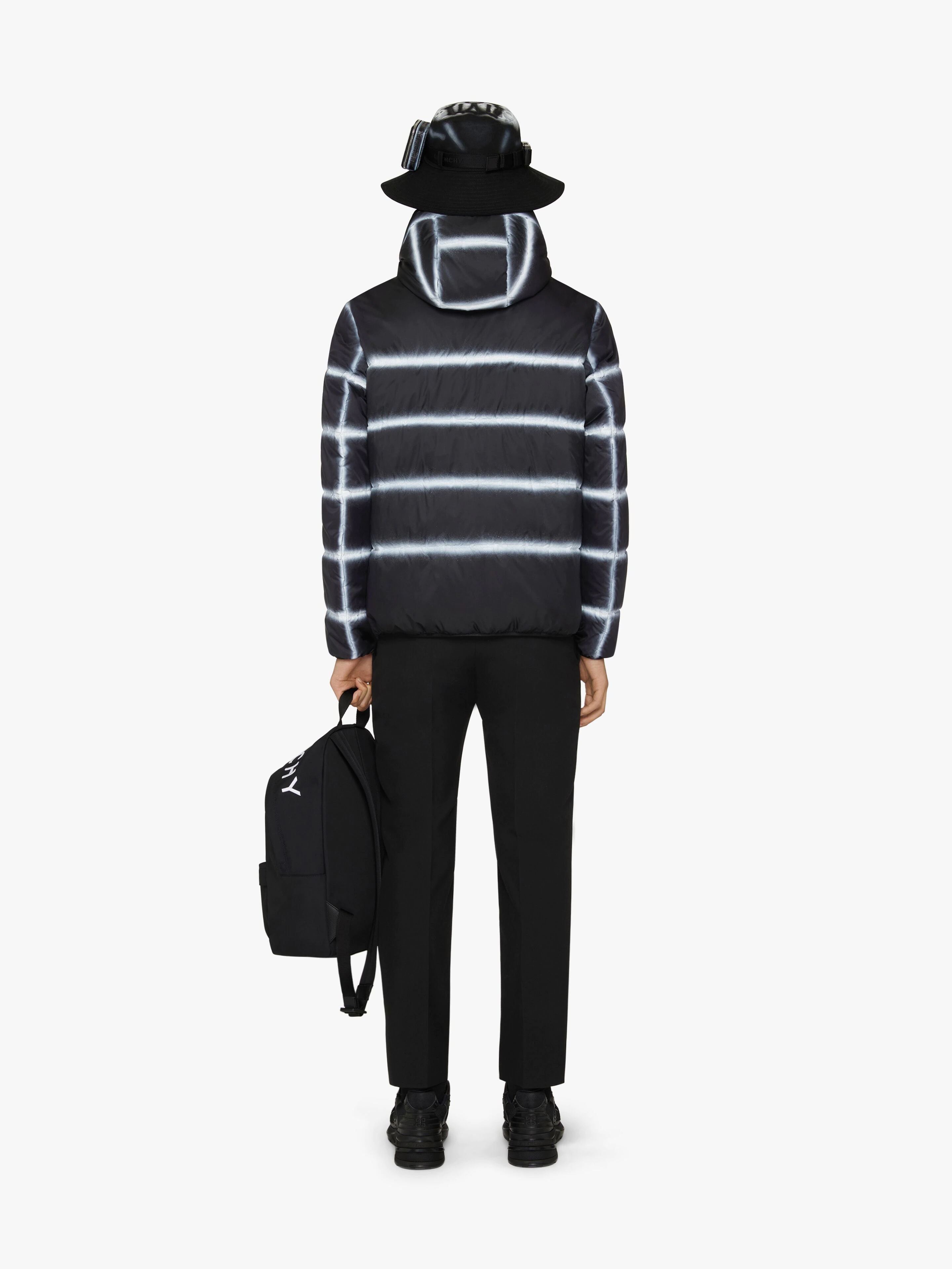 LIGHT PUFFER JACKET WITH GIVENCHY TAG EFFECT WEBBING - 4
