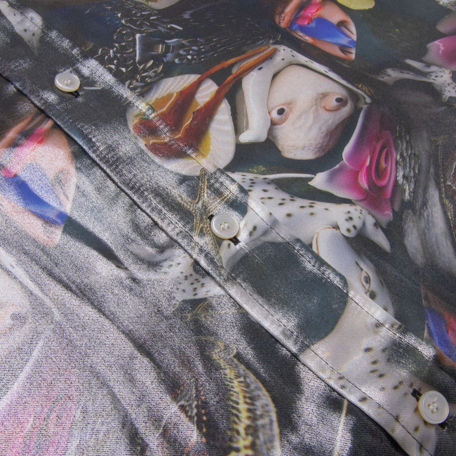 SHORT SLEEVE SHIRT - BLACK/MULTI - 4