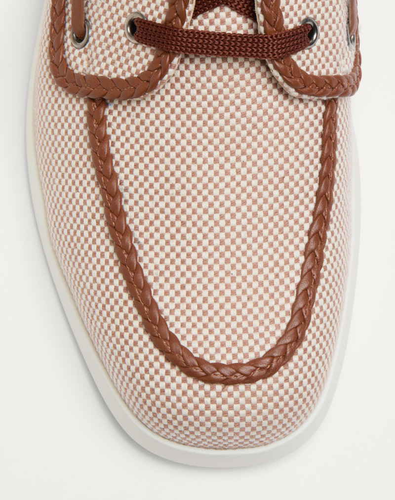 Valentino PALM AVENUE CANVAS AND NAPPA BOAT SHOE outlook