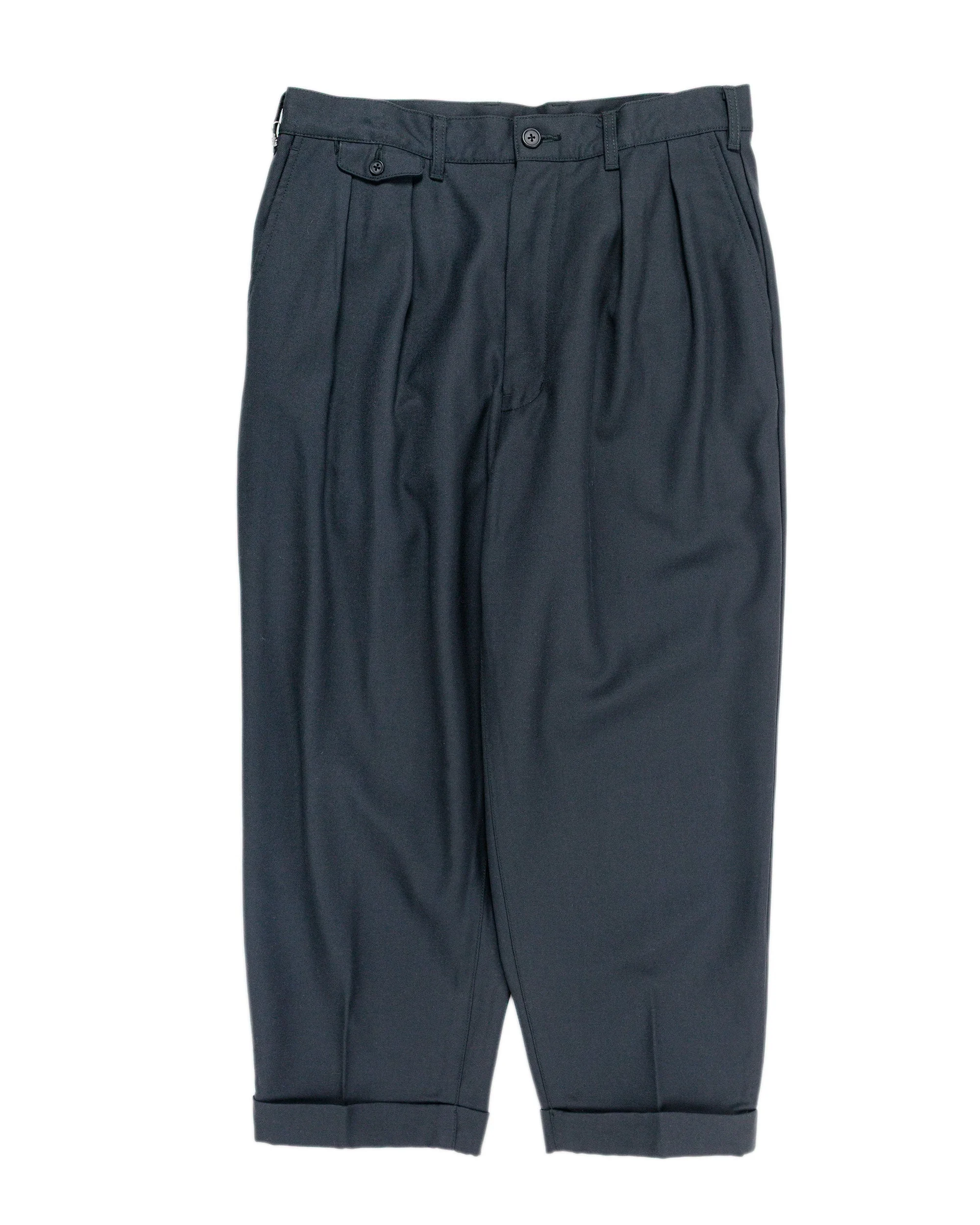 2Pleats Laundry Wool Charcoal Grey - 1