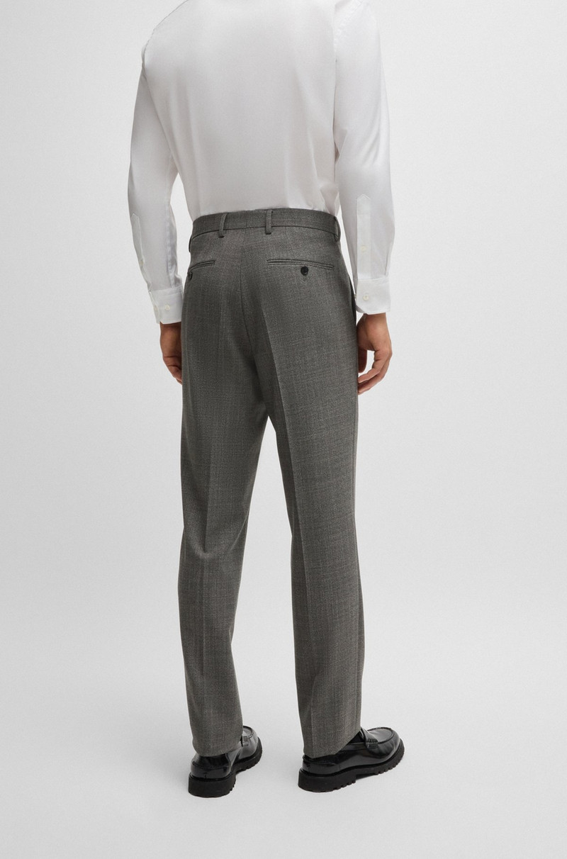 REGULAR-FIT SUIT IN MICRO-PATTERNED STRETCH FABRIC 7