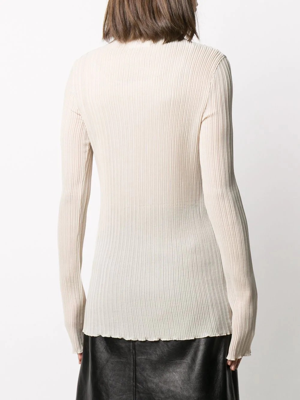 ribbed knitted top - 4