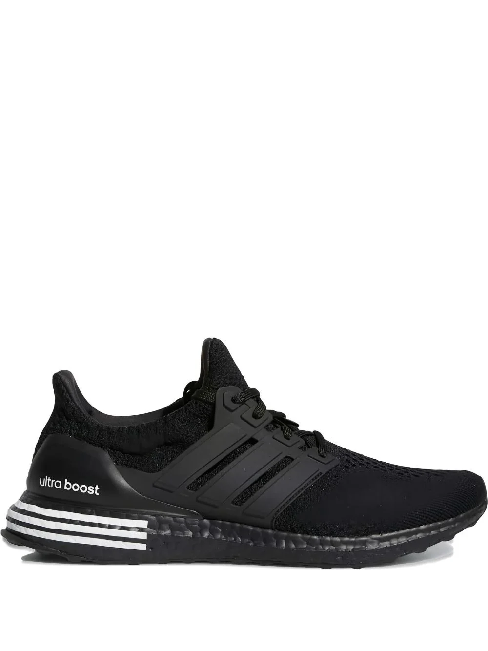 adidas 울트라 부스트 5.0 DNA 블랙 화이트 힐 스트립 - 1