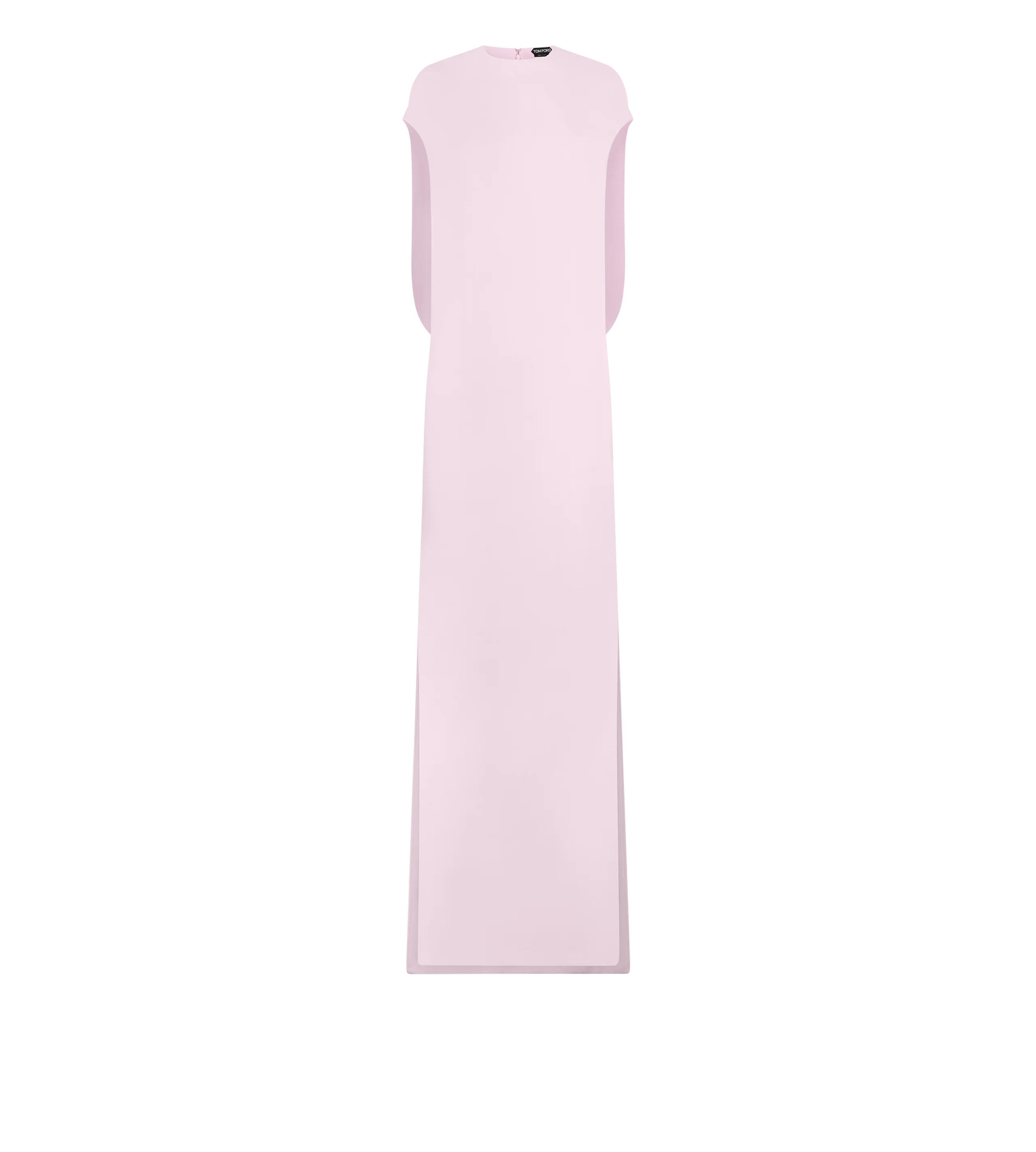 SILK DOUBLE GEORGETTE STRETCH EVENING DRESS - 1