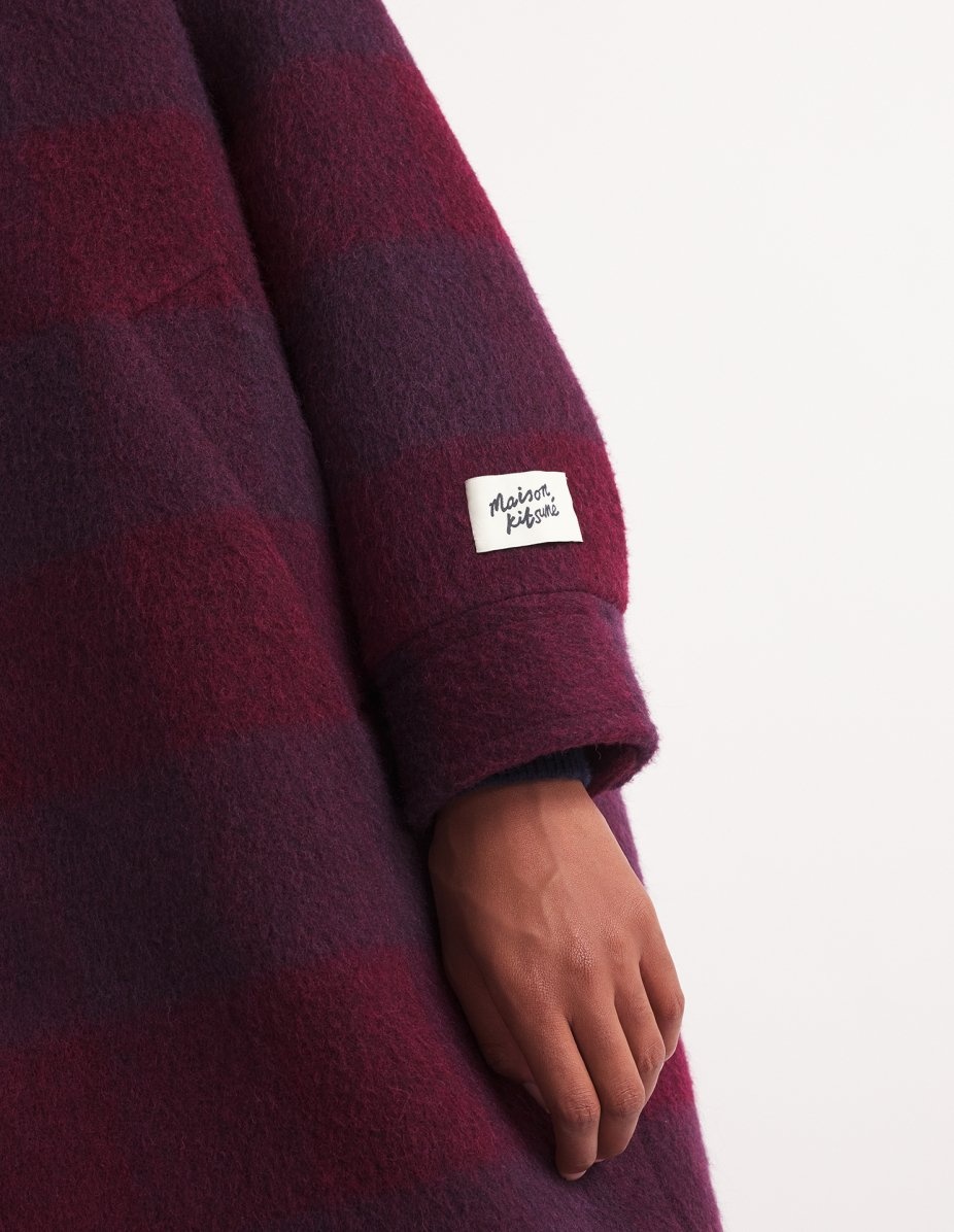 BRUSHED WOOL COAT - 4