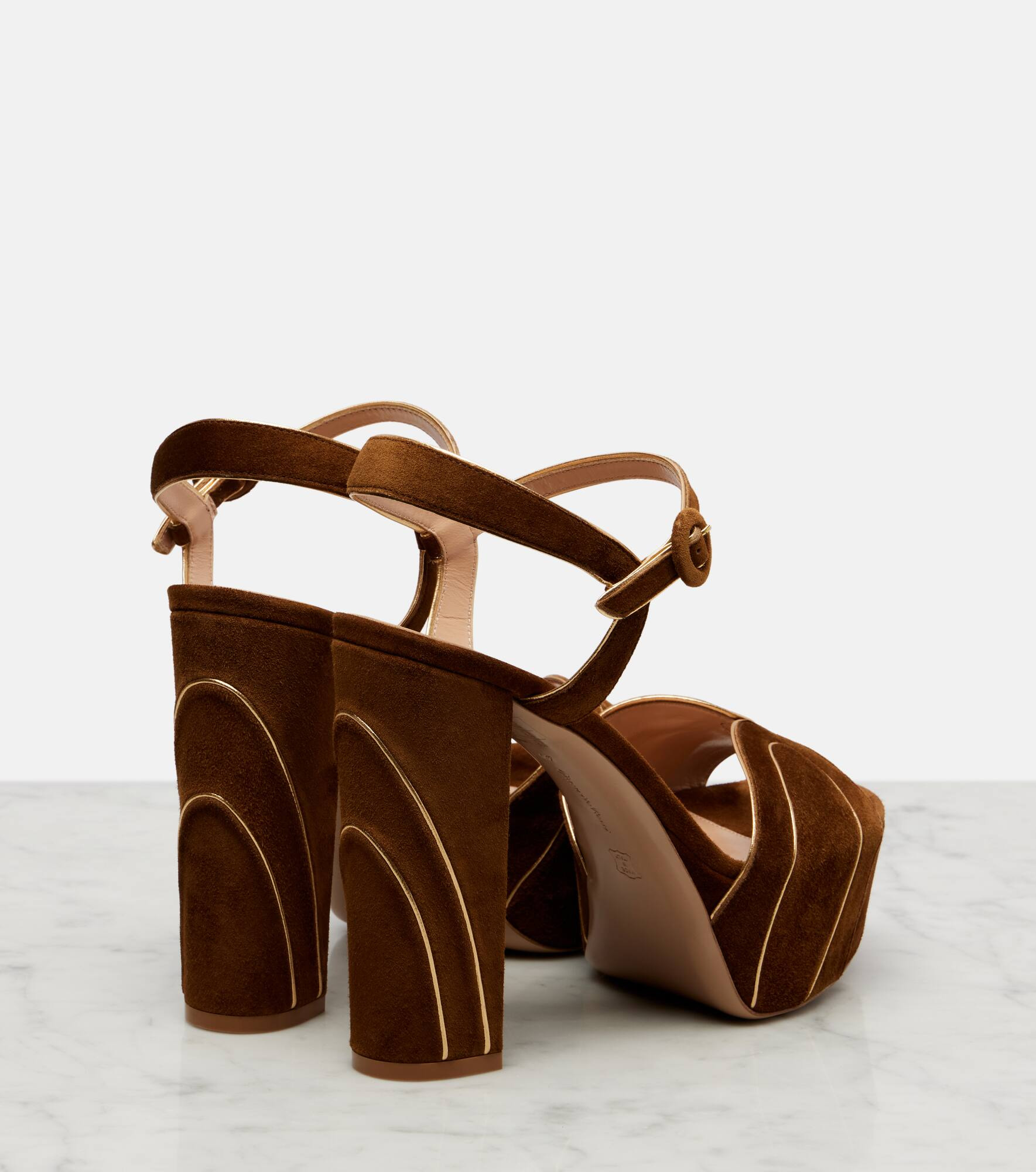 125 suede platform sandals - 2