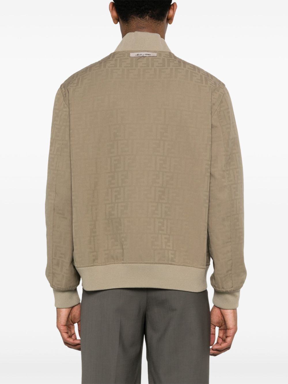 Zucca-jacquard bomber jacket - 4