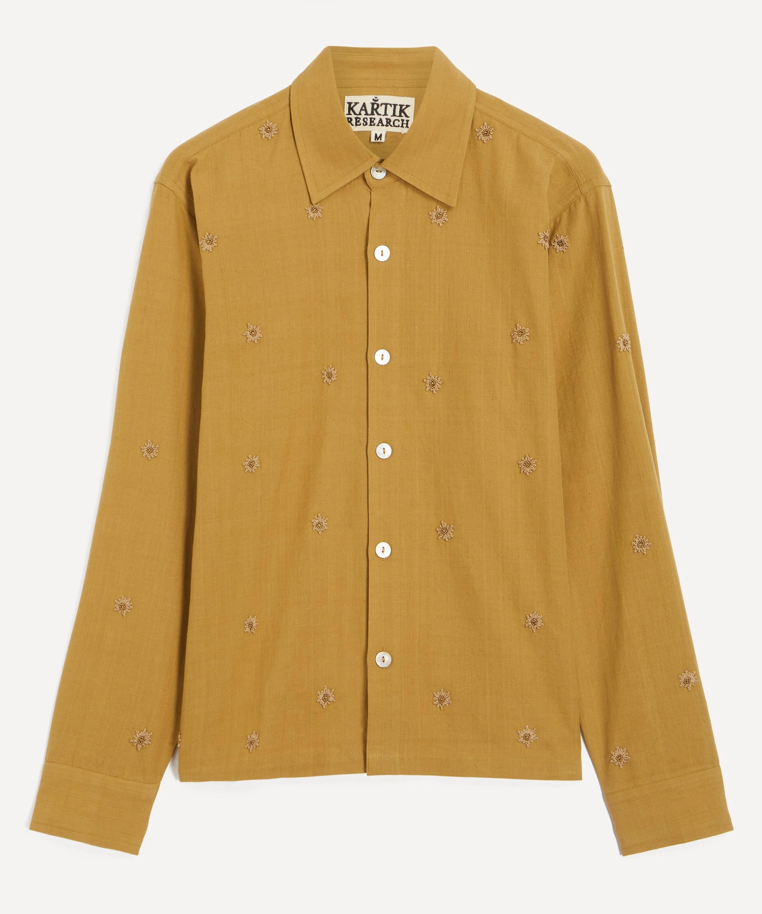 Hand-Embroidered Silk Shirt - 1