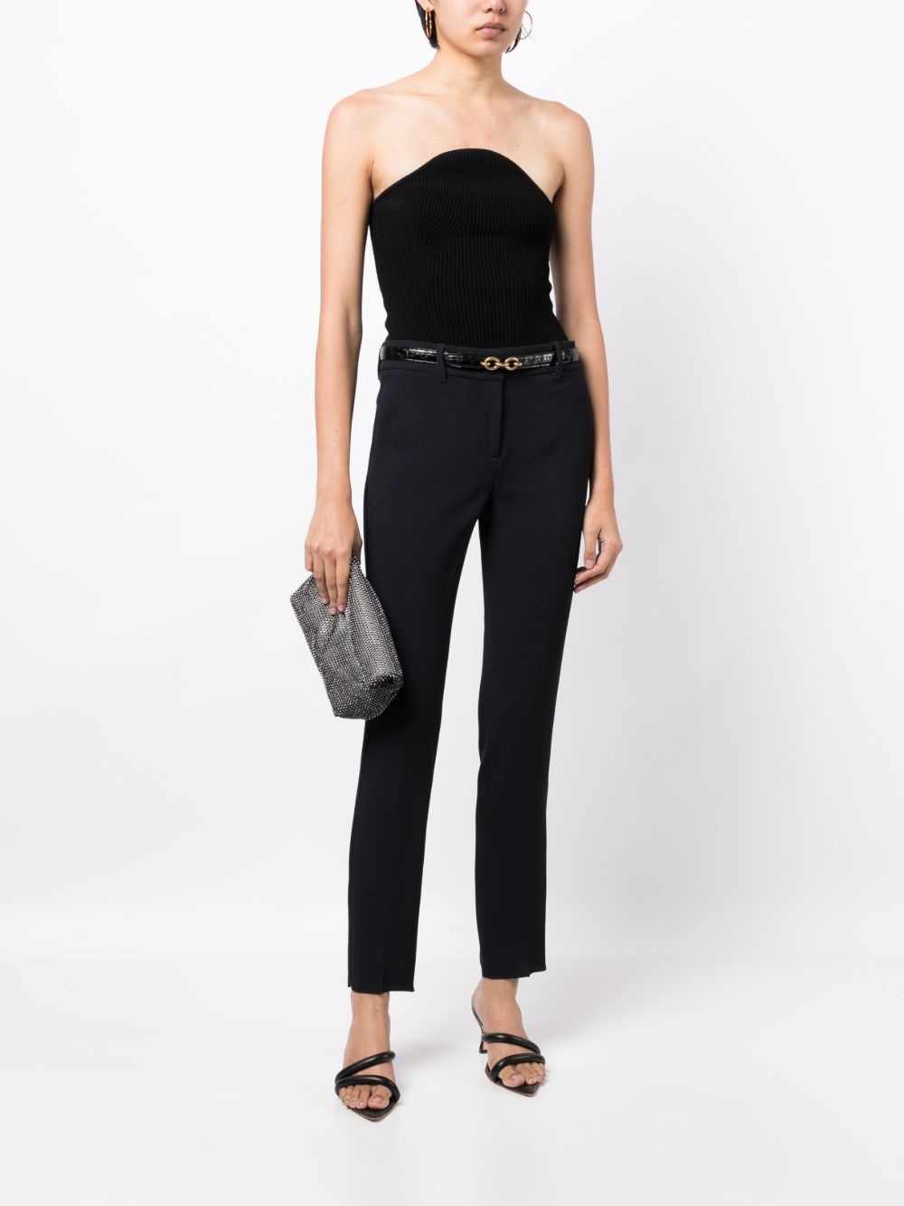 mid-rise cropped trousers - 2