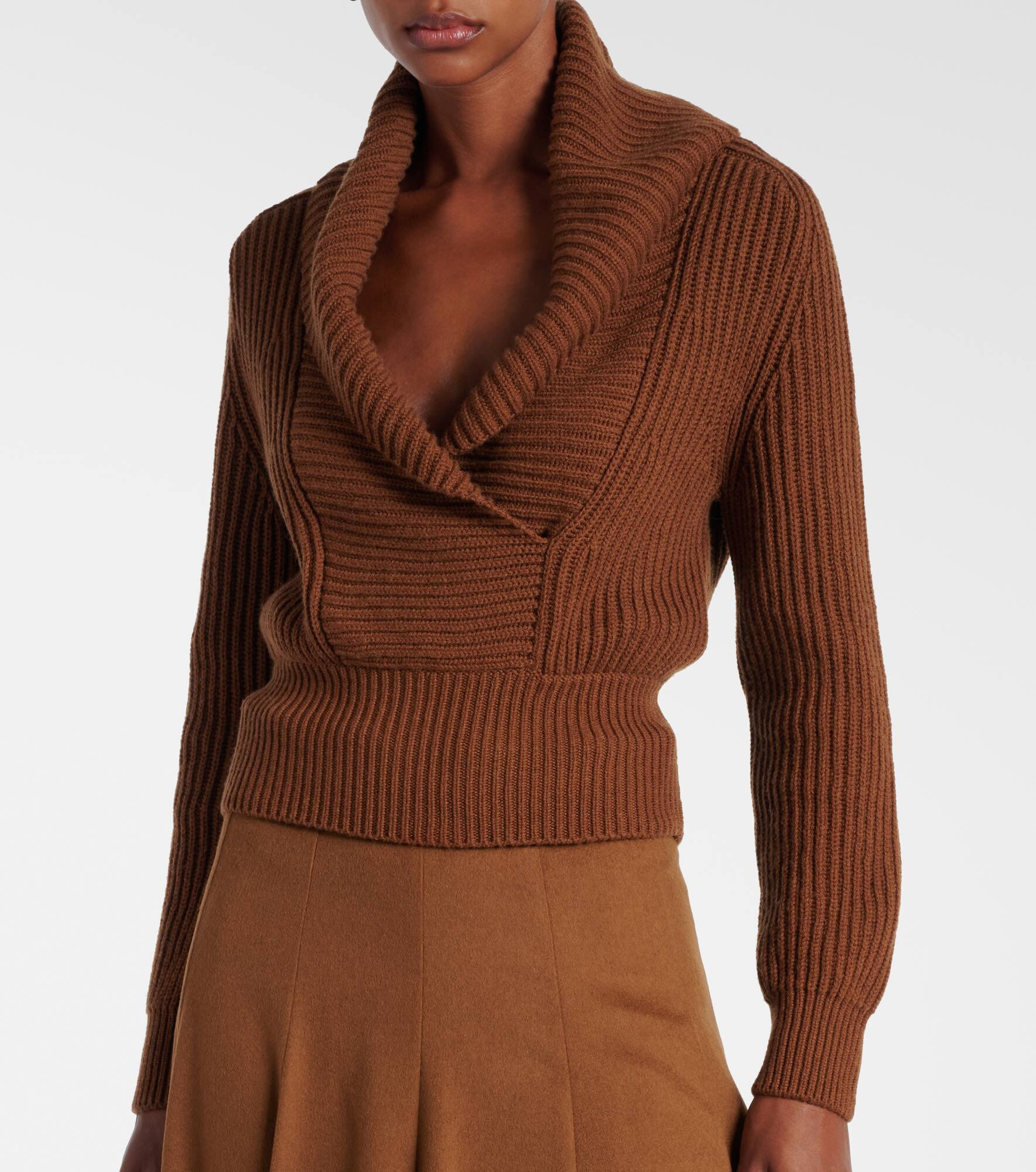 Wool and cashmere sweater - 6