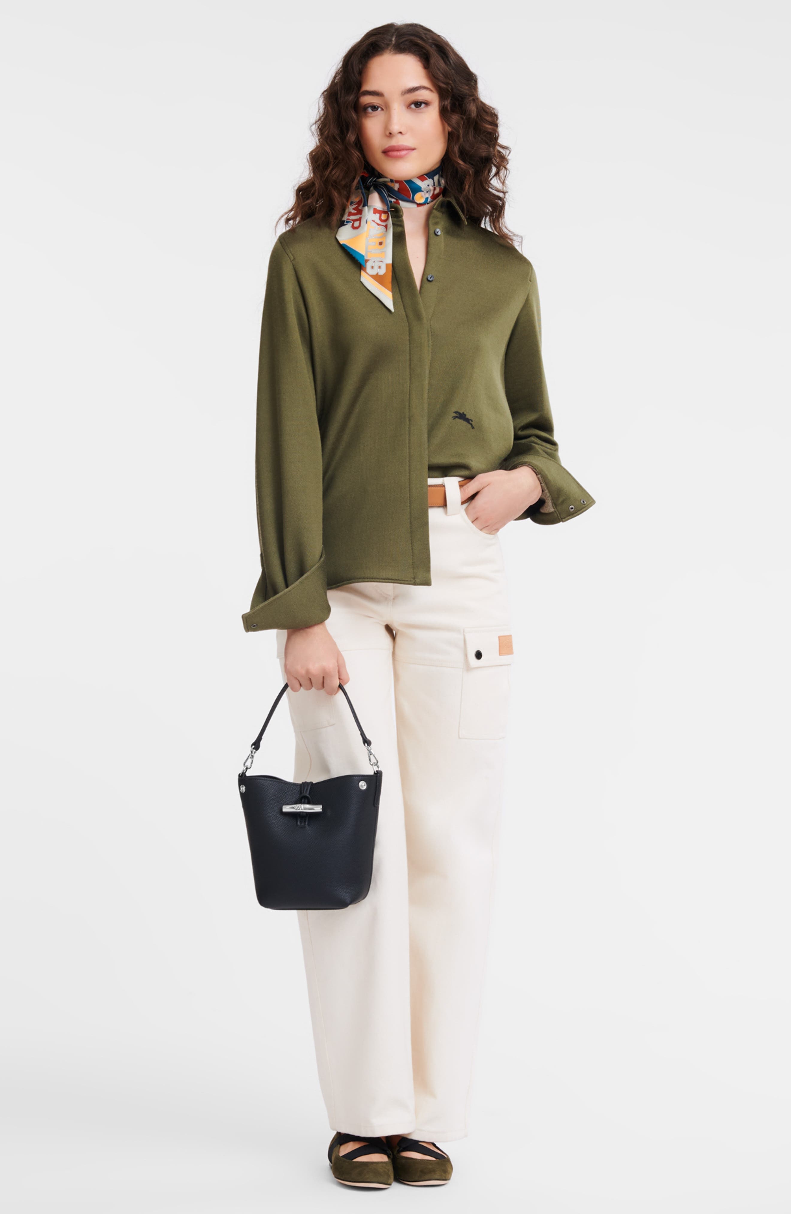 Longchamp Extra Small Le Roseau Bucket Bag in Black at Nordstrom - 2